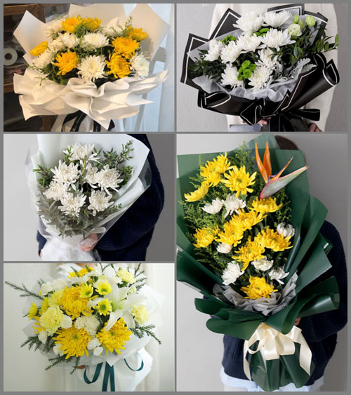 广东汕头市潮阳区和平镇五和社区白事花束代送
